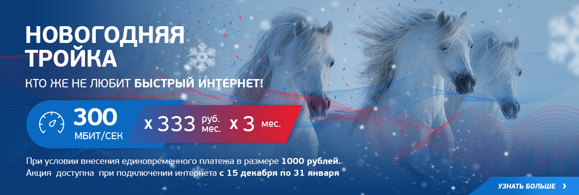 НОВОГОДНЯЯ ТРОЙКА